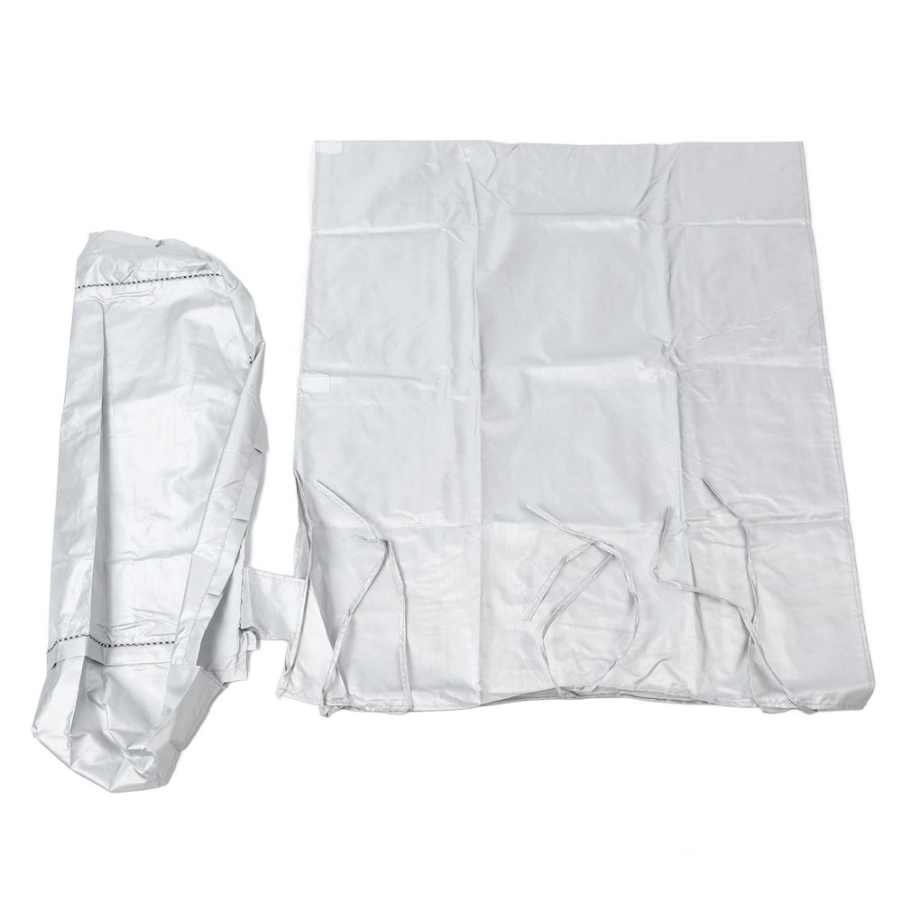 Washing Machine Cover, Waterproof Sunscreen Dustproof Durable Thickened Washer Cover for Home Kitchen Laundry Silver