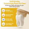 SuperBee Bamboo Toothbrush 5 Pack Soft Bristles for Adults and Kids view 3