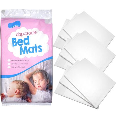 10Pcs Disposable Bed Mats, Durable Waterproof Bed Pads, Disposable Mattress Protectors, Absorbent Sheets, Portable Changing Mats, Incontinence Bed Protection