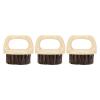 ANKROYU 3PCS Ring Handle Shaving Brush, Men's Beard Soft Hair Burr-Free Comb, Barber Shop Hairdressing Cleaning Tool view 1
