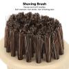 ANKROYU 3PCS Ring Handle Shaving Brush, Men's Beard Soft Hair Burr-Free Comb, Barber Shop Hairdressing Cleaning Tool view 3