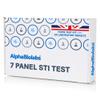 AlphaBiolabs Home STI Test - Tests for 7 STIs: Chlamydia, Gonorrhoea, Mycoplasma genitalium, Mycoplasma hominis, Trichomoniasis, Ureaplasma parvum (UTI) and Ureaplasma urealyticum (UTI) view 1