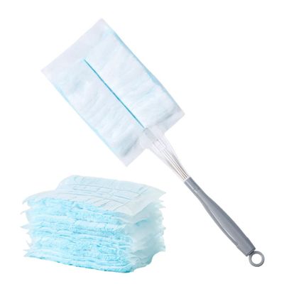 Duster Refill Duster Refills Fluffy Duster Refill Disposable Duster Refill Hand Duster Refill Replacement Duster Head with 10refills 1handle for Cleaning 11pcs