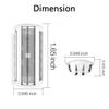 2 Pack BRL140 Replacement Shaver Foil Head Compatible with Philips Women's Electric Shaver BRL140 BRL130 Wet and Dry view 2