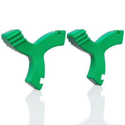 Chewies for Invisalign Aligner 2/4 PCS Y-Shaped Chewies for Aligner Trays Seater Orthodontic Munchies for Invisalign (2pcs Green)