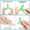 Chewies for Invisalign Aligner 2/4 PCS Y-Shaped Chewies for Aligner Trays Seater Orthodontic Munchies for Invisalign (2pcs Green) view 3