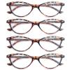 HEEYYOK Reading Glasses Womens Floral/Flower Pattern Cat Eye Ladies Readers Glasses +3.75 Comfortable Colorful Lightweigth Frame view 1