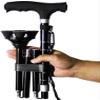 SilteD Walking Stick Folding Cane Foldable walking stick crutches multifunction telescopic walking stick lightweight walking stick Present view 2