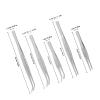FOMIYES Gardening Tweezers Set of 5 Stainless Steel Planting Tools for Succulent Gardening Mixed Sizes Lightweight and Safe for Micro-Landscape Moss Ornament Indoor Garden and Lawn view 2