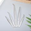 FOMIYES Gardening Tweezers Set of 5 Stainless Steel Planting Tools for Succulent Gardening Mixed Sizes Lightweight and Safe for Micro-Landscape Moss Ornament Indoor Garden and Lawn view 4