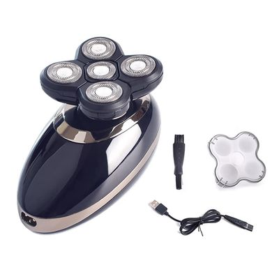 Electric Razor for Men's, Electric Shaver For Men Bald Head Polish Hair Clipper Trimmer Floating 5 Blade 4D Head Face Shaving Machine Rechargeable Razors