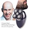 Electric Razor for Men's, Electric Shaver For Men Bald Head Polish Hair Clipper Trimmer Floating 5 Blade 4D Head Face Shaving Machine Rechargeable Razors view 3