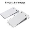 CEEBUS Portable Wheelchair Ramps, Adjustable Height 4-5cm Aluminum Alloy Threshold Ramp, for Bicycles, Steps, Bathroom,StairsThreshold Ramp, A Pair view 2