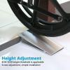 CEEBUS Portable Wheelchair Ramps, Adjustable Height 4-5cm Aluminum Alloy Threshold Ramp, for Bicycles, Steps, Bathroom,StairsThreshold Ramp, A Pair view 4