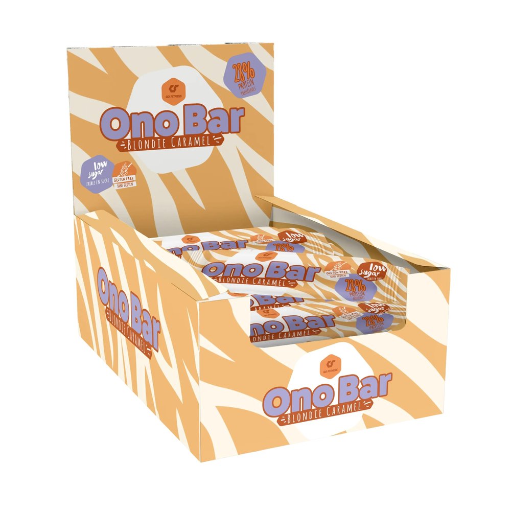 Go Fitness ONO Bar (12x40g) Blondie Caramel - Bars - Protein Bars