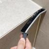 3Pcs Crevice Cleaning Brush, Hard Bristle Crevice Cleaning Brush Long Handle Narrow Groove Gap Cleaning Tool for Tight Space - Window Door Track Cleaner Brush for Bathroom Kitchen (3Pcs,Black) view 2