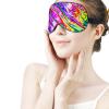 Super Smooth Soft New Science Tie Dye Psychedelic Art Eye Mask for Boys Girls, Eye Cover with Elastic Band Sleeping Eye Mask Plane Eye Cover for Travel Work Shift Sleep Naps view 4
