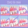 200 Pcs Dental Floss, Floss Sticks Dental 2 in 1 Toothpick Disposable Floss Picks for Interdental Cleaning (Purple) view 3