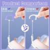 200 Pcs Dental Floss, Floss Sticks Dental 2 in 1 Toothpick Disposable Floss Picks for Interdental Cleaning (Purple) view 4