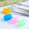 # 50 PCS Toothbrush Covers Travel Toothbrush Covers Caps For Home And Outdoor Toothbrush Protector For Family Toothbrush Case Toothbrush Head Holder Cover (Pink, One Size) view 2
