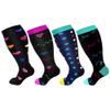 4Pcs Compression Socks for Men and Women, Flight Socks Compression Stockings Knee High Socks for Running, Sport, Medical, Athletic, Airplane Travel, Pregnant Woman view 1