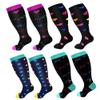 4Pcs Compression Socks for Men and Women, Flight Socks Compression Stockings Knee High Socks for Running, Sport, Medical, Athletic, Airplane Travel, Pregnant Woman view 2