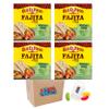 Old El Paso Smoky BBQ Fajita Dinner Kit - Pack Of 4 x 500g - Includes 8 Soft Flour Tortillas, Tomato Topping Salsa, BBQ Fajitas Seasoning Mix Boxed Treatz view 1