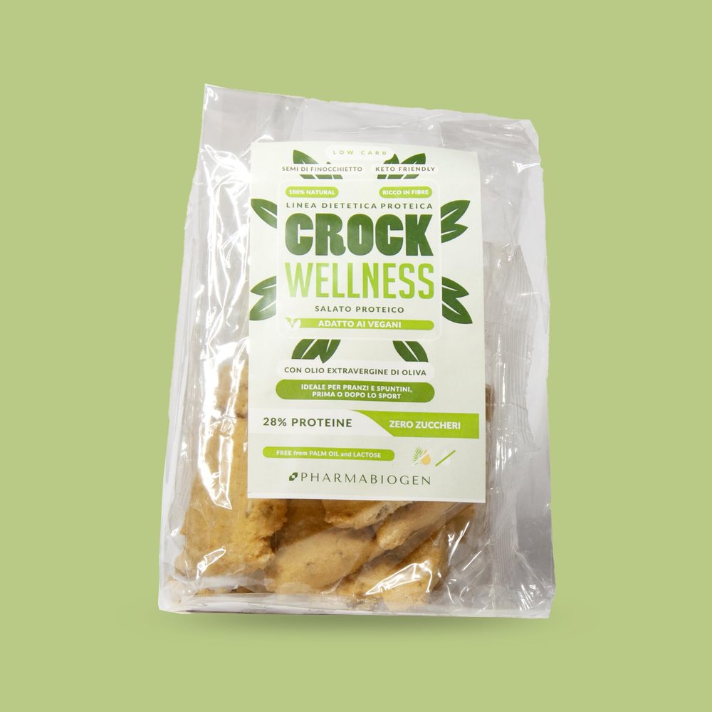 Protein Salty Snacks "Crock Wellness" Fennel Seeds Flavour Vegan 100g