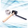 BESTonZON O-openers Set Coconut Opening Tool Food Grade Stainless Steel Wooden Mallet Perfect for Kitchen view 2