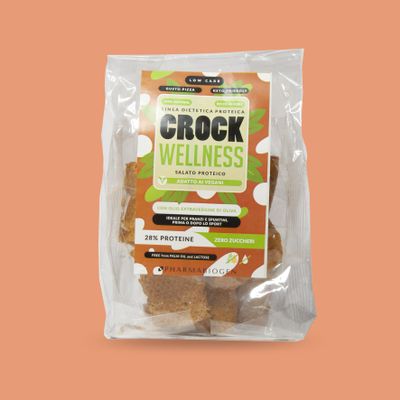 Protein Savory Snacks "Crock Wellness" Pizza Flavour Vegan 100g