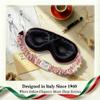 MATASSE 100% Mulberry Silk Sleep Mask 22 Momme Grade 6A 3D Contoured Eye Mask for Sleeping, 14mm Deep Eye Cups, Total Blackout Blindfold for Women Men, Adjustable Strap, Side Sleeper (Pink/Black) view 2