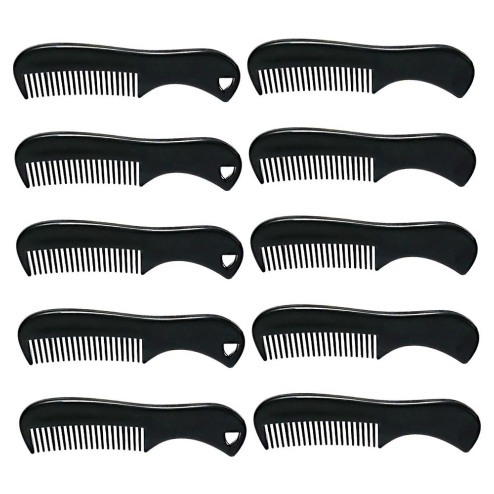 Beavorty 20pcs Mustache Comb Pocket Brush Mens Beard Comb Travel Brush Grooming Accessory for Beard Care and Styling