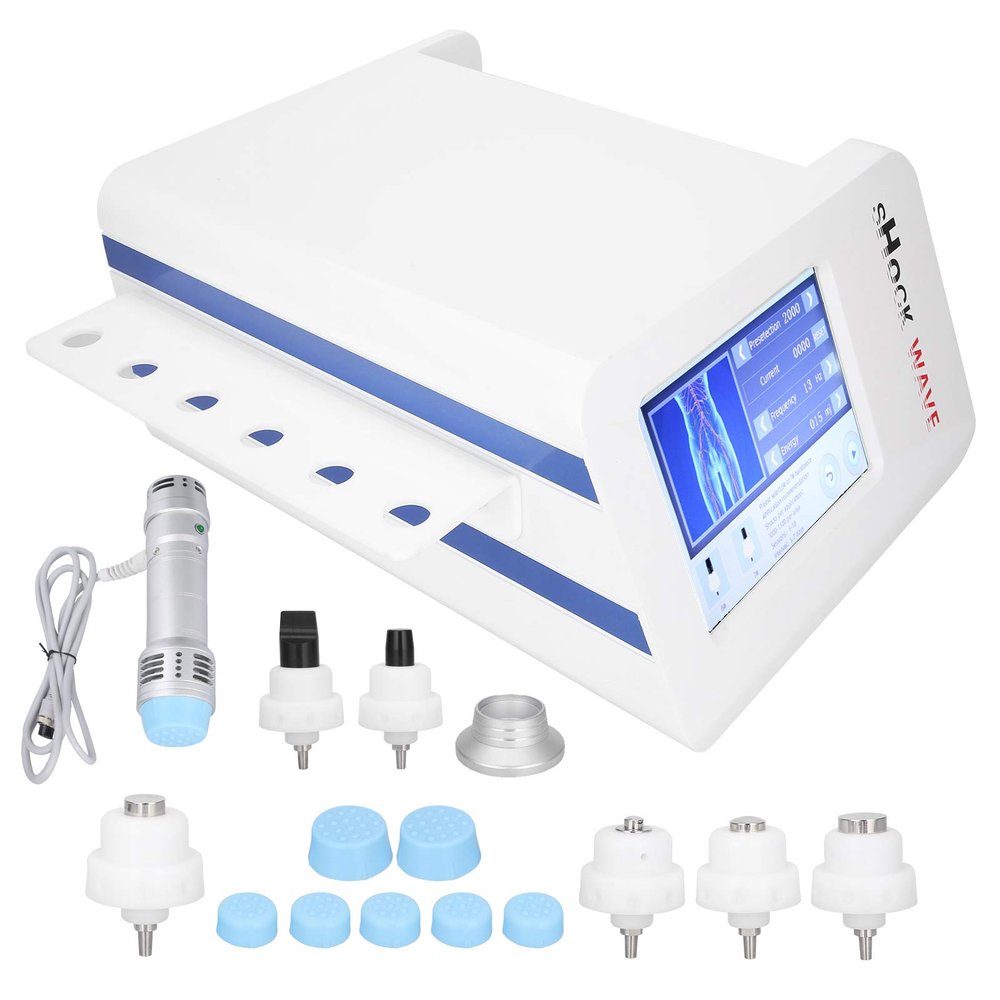 KLUFO Extracorporeal Shockwave Therapy Machine for Erectile Dysfunction ED Pain Relief Machine Massager Treatment Equipment Shock Waves Therapy with 6 Massage Head