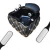 Acrylic Massage Footbath Nail Salon Pedicure Bathtub can Automatically Drain and Adjust Hot and Cold Water Colorful Light Surfing Best Pedicure at Home Spa Treatment ( Color : Gloss Black , Size : 65* view 1