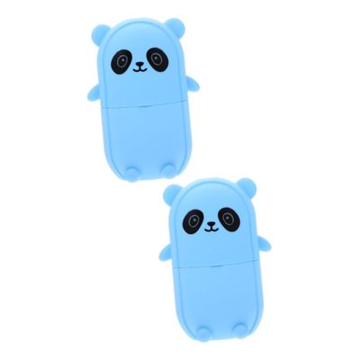 FOMIYES 2pcs Panda Shape Silicone Roller Mould Eye Roller Portable Skin Care Device for Brighten Lines Icing Skin Care Pad for Face Ice Pack