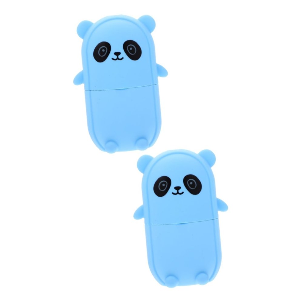 FOMIYES 2pcs Panda Shape Silicone Roller Mould Eye Roller Portable Skin Care Device for Brighten Lines Icing Skin Care Pad for Face Ice Pack
