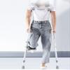 1 Pair of Adjustable Crutch with Knee Rest, Lightweight Walking Cane for Big Adults, Women & Men, Aluminum, Shock-Resistant & Load 150KG Family (S) Present view 4