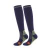 Compression Socks for Women & Men 20-30Mmhg High Knee Stockings Circulation Best Support for Running Nurses Medical Compression Socks Men Size 13-15 (Navy,S) view 1