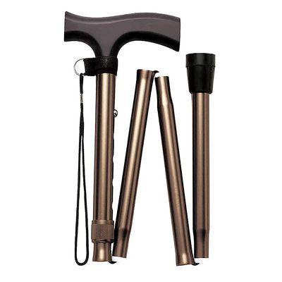 2 Pcs Aluminium Alloy Crutches,L-Shap Ergonomic Design Cane,Adjustable Folding Walking Stick, Non-Slip Base, 830-930 Mm Family Present