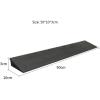 CEEBUS Wheelchair Rubber Ramps, Non-Slip Ramp Threshold Reducer,Kerb Ramp for Home, Steps, Stairs, Wheelchair, Floor Sweeper Curb Ramp (Size : 98 * 10 * 3cm) view 2