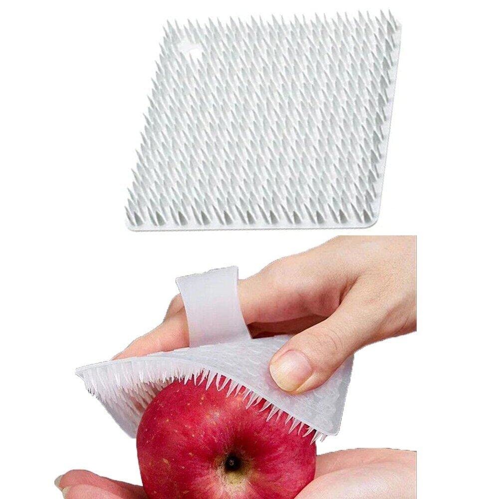 Silicone Scrubbing Sponge 2pack/set Kitchen for Dishes Fruit Vegetable Scrubber Brush Accessories