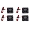 3010 DC Cooling Fan, DC Brushless Fan Low Noise Safe Stable Easy Installation for 4pcs Humidifier for 3D Printer (DC24V) view 1
