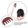 Kisangel Sandalwood Massage Comb Wood Wide Tooth Scalp Massager Wooden Hair Combs for Women for Curly Hair view 2