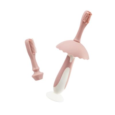 LALAFINA Penguin Toothbrush for Boys and Girls Silicone Gums Cleaner Cartoon Boy Girl Toothbrush Scraper