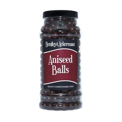 Aniseed Balls - (755g) Original Retro Aniseed Balls Sweets Gift Jar By Bentley & Ackerman's Sweet Shop.
