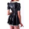 PODSI Latex Dress Rubber Red Beautiful Women Dress Skirt,Red,XL view 3