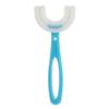 2 Set of Kids Teeth Cleaning Manual Brush U-Shape Oral Tooth Cleaning Blue 6-12 Years view 3