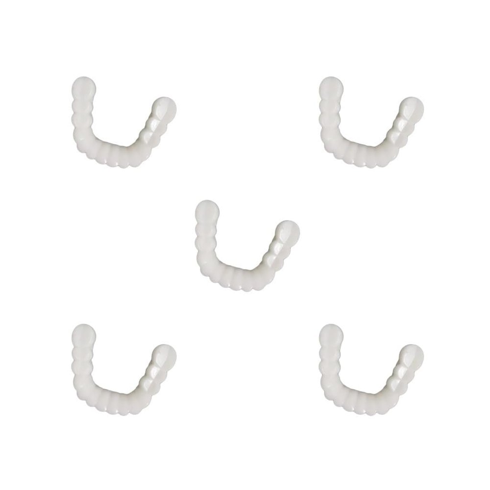 5 Set of Resin Teeth Veneers Comfortable Dentures Tooth Cover Removable Reusable Lower Cover
