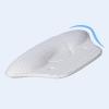 10 Set of Heel Pads for Big Shoes Anti Slip Shoe Grips Soft Sponge Heel Liners Sticker White 5mm view 3