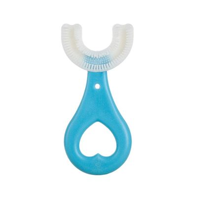 Kids Teeth Cleaning Manual Brush U-Shape Oral Tooth Cleaning Blue 2-6 Years